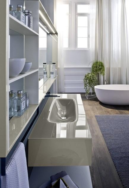 Ideagroup Подвесной туалетный столик с зеркалом Nyù sun-id-1379877 - Вид №3