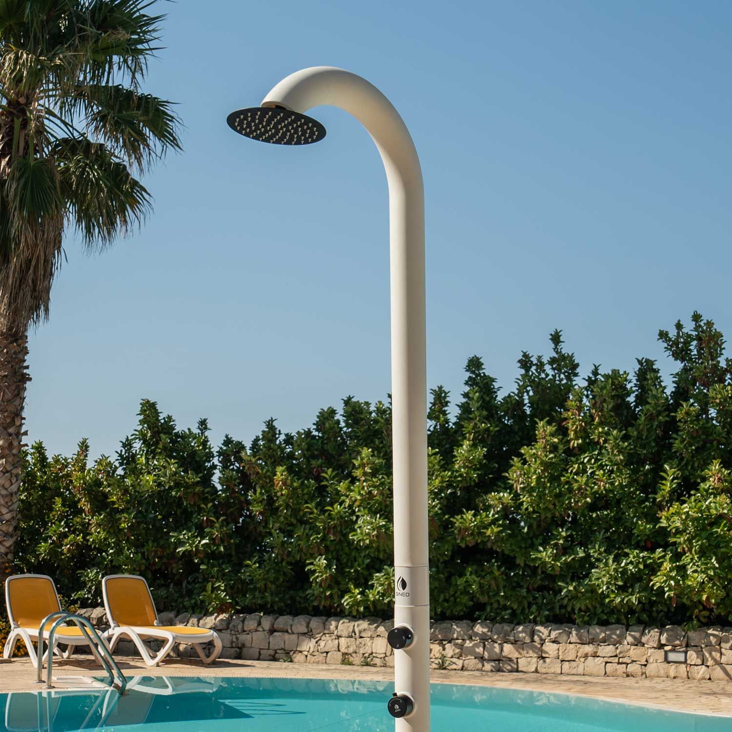 Открытый душ из нержавеющей стали с ручным душем SINED LUNA D ARCH-00091272 - Вид №40