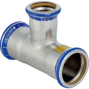 GEBERIT 34085 Тройник переходной Geberit Mapress из нержавеющей стали (газ)