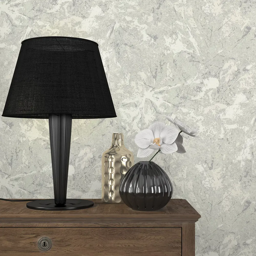 Обои флизелиновые Paleo серые 1.06 м DI5034-11 DIAMOND STLM-2044947 - Вид №2