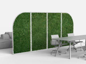 Модульная звукопоглощающая офисная перегородка