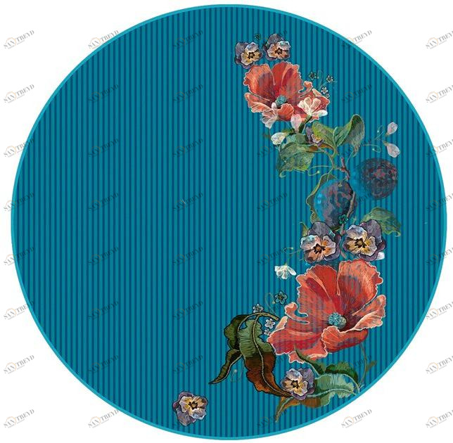 YO2 Цветочный ковер из полиамида Art slots sun-id-1444180