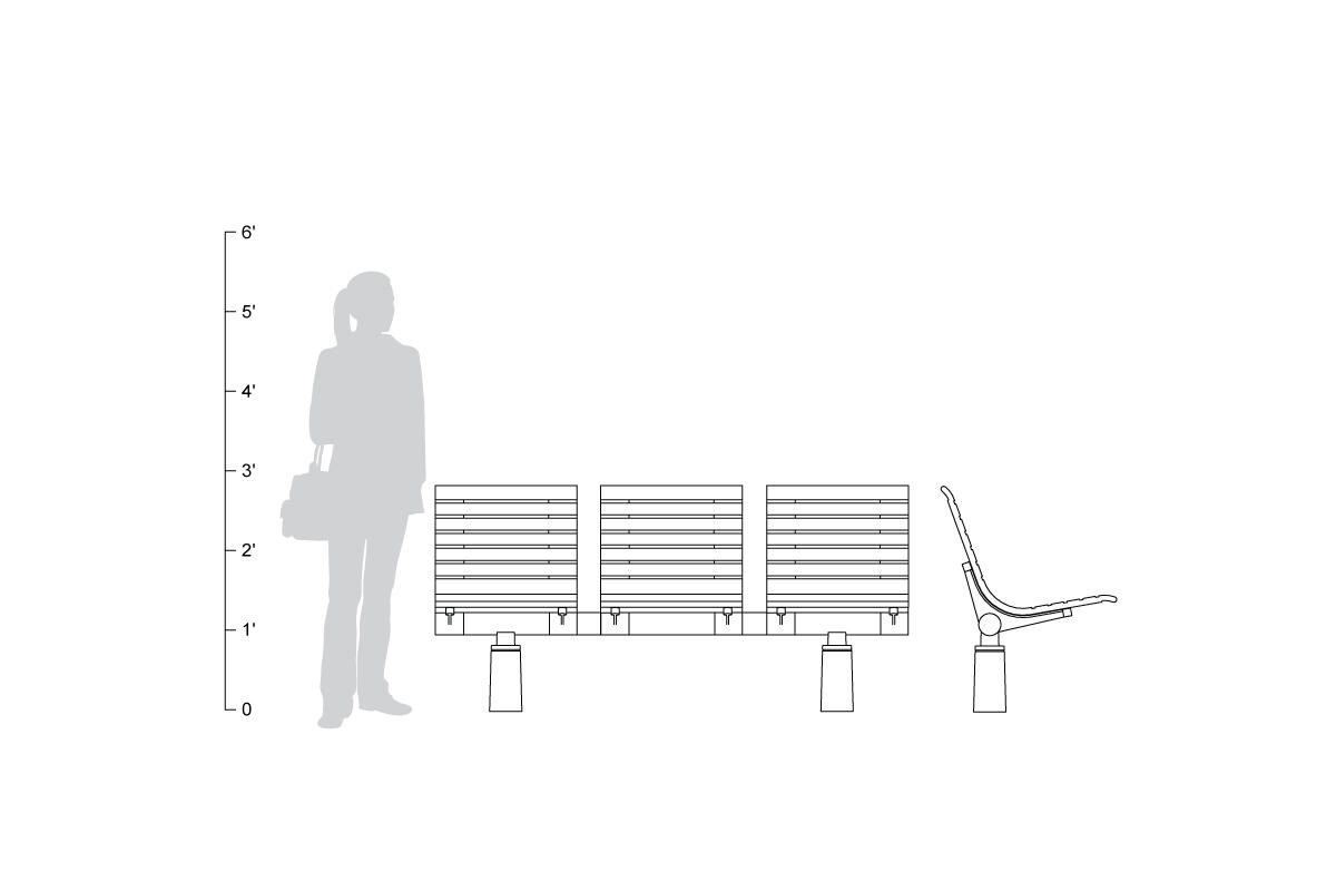 FSRT78 Система сидений tecno rs  Forms-surfaces  - Вид №11