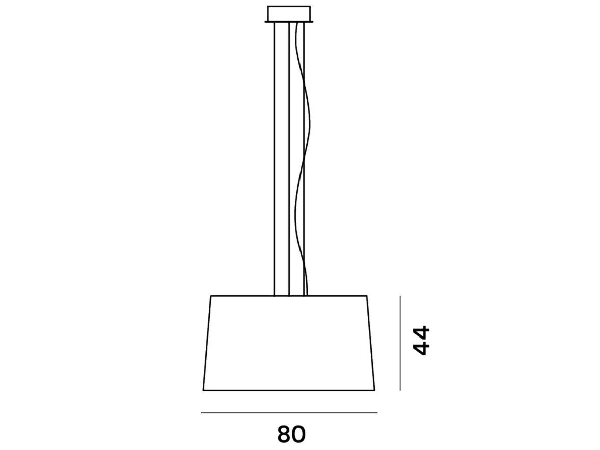 Композитный материал светодиодный подвесной светильник Foscarini ARCH-00141770 - Вид №8