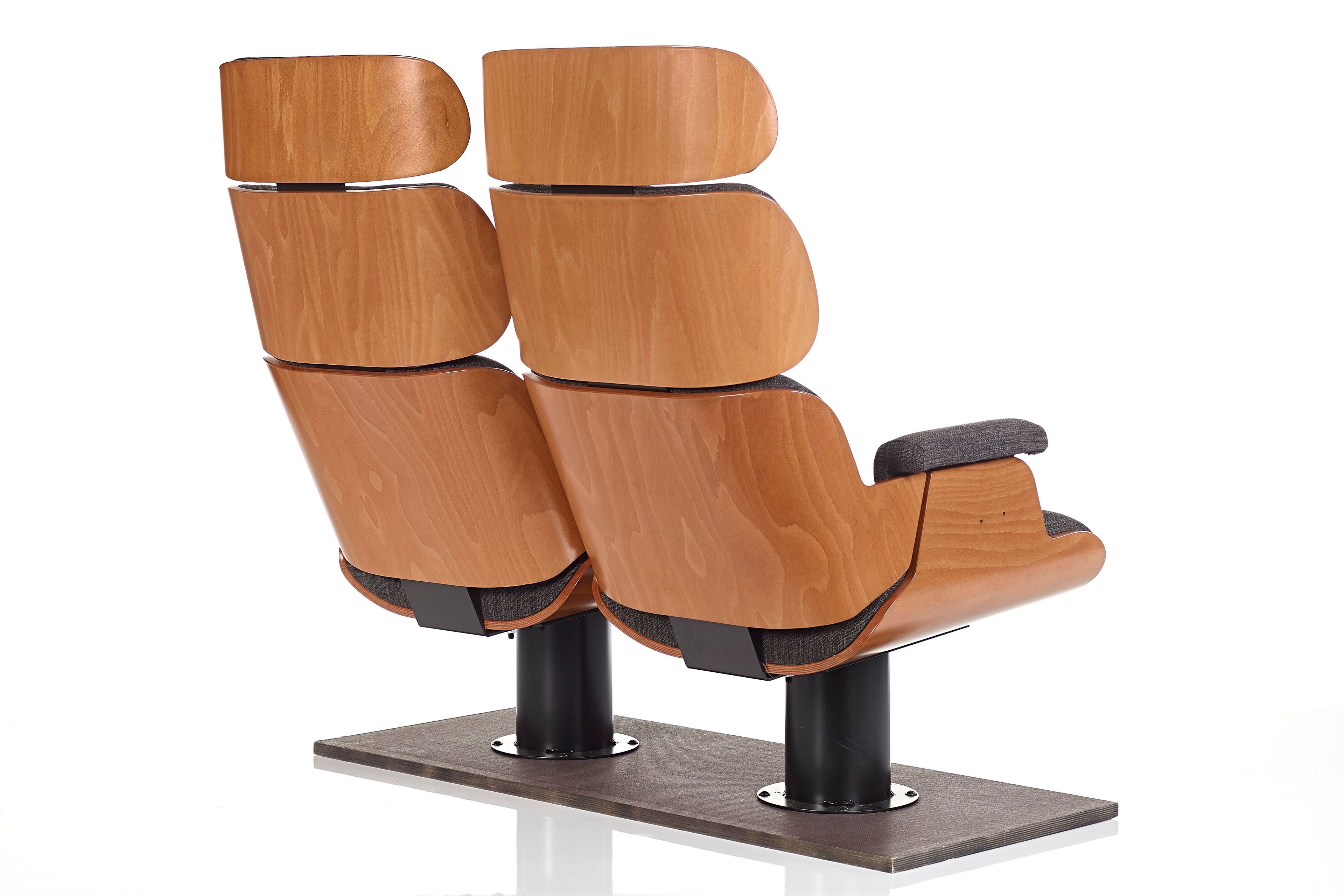 Кресло для кинотеатра из бука и ткани CINEARREDO LUCKY ARCH-00153371 - Вид №4