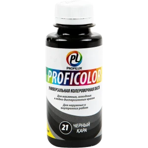 Колеровочная паста Profilux №21 100 гр цвет чёрный 14714434 STLM-2197072