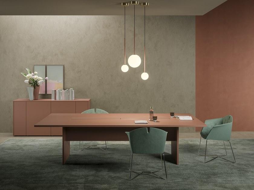 PROF Стол для переговоров из fenix-ntm® с системой управления кабелями Entry sun-id-1372938 - Вид №11