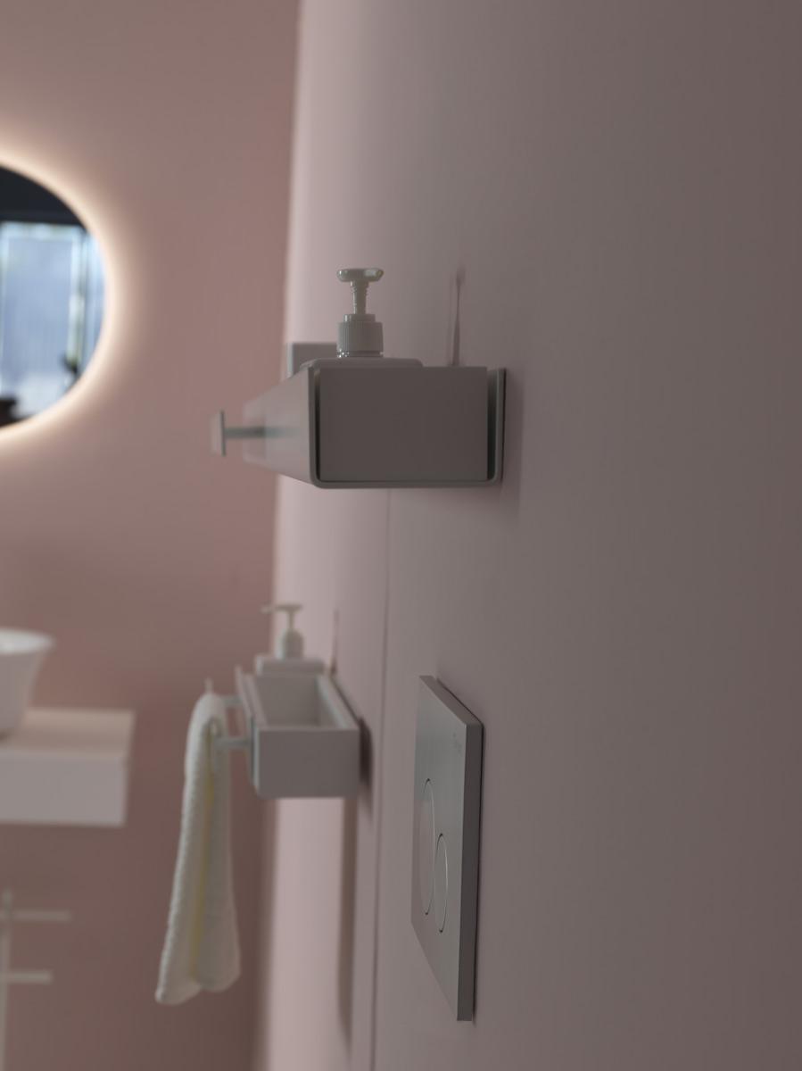 FIMEVE60 - FIMEAS60 Полка рейлинг с держателем полотенца GSG CERAMIC Accessori - Вид №4