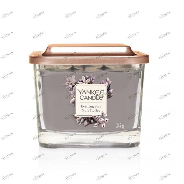 Свеча средняя Evening Star "Вечерняя звезда" 347гр 28-38 часов YANKEE CANDLE  268065 Серый 