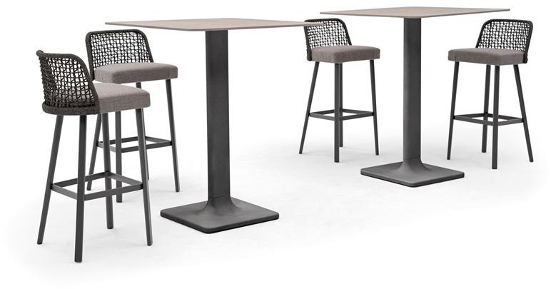 Varaschin Высокий садовый табурет с подставкой для ног Emma 236sg - Вид №4