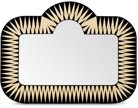 Scarlet Splendour Прямоугольное зеркало в настенной раме Vanilla noir sun-id-1473954 - Вид №2