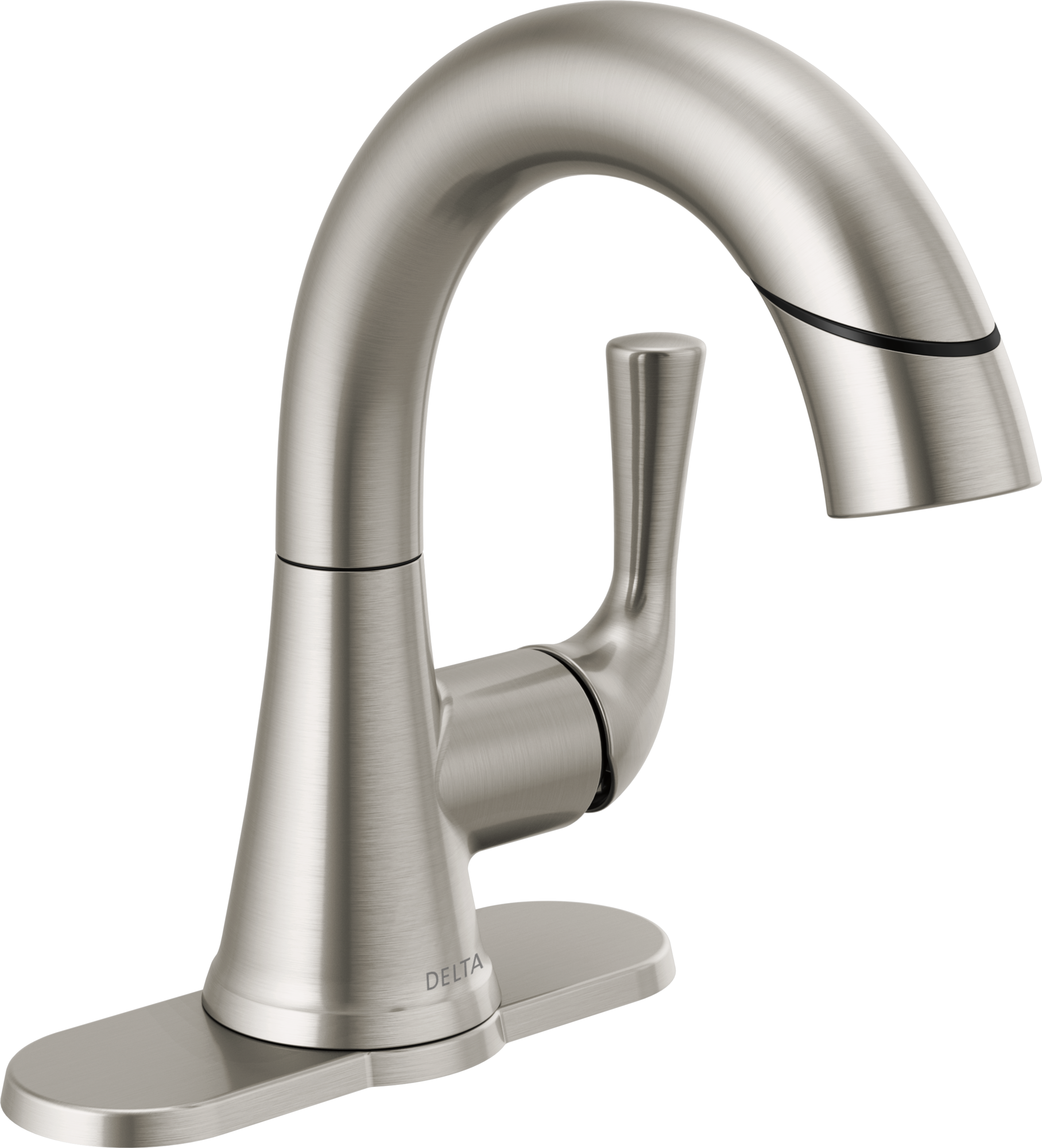 Выдвижной смеситель для ванной с одной ручкой Delta Faucet Kayra 533LF-SSPDMPU - Вид №13