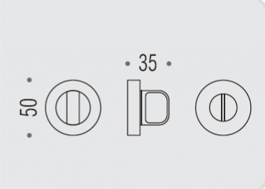 CD49BZGG.OM Фиксатор сантехнический Rosetta CD49 BZGG золото матовое COLOMBO MADI Colombo Design - Вид №1