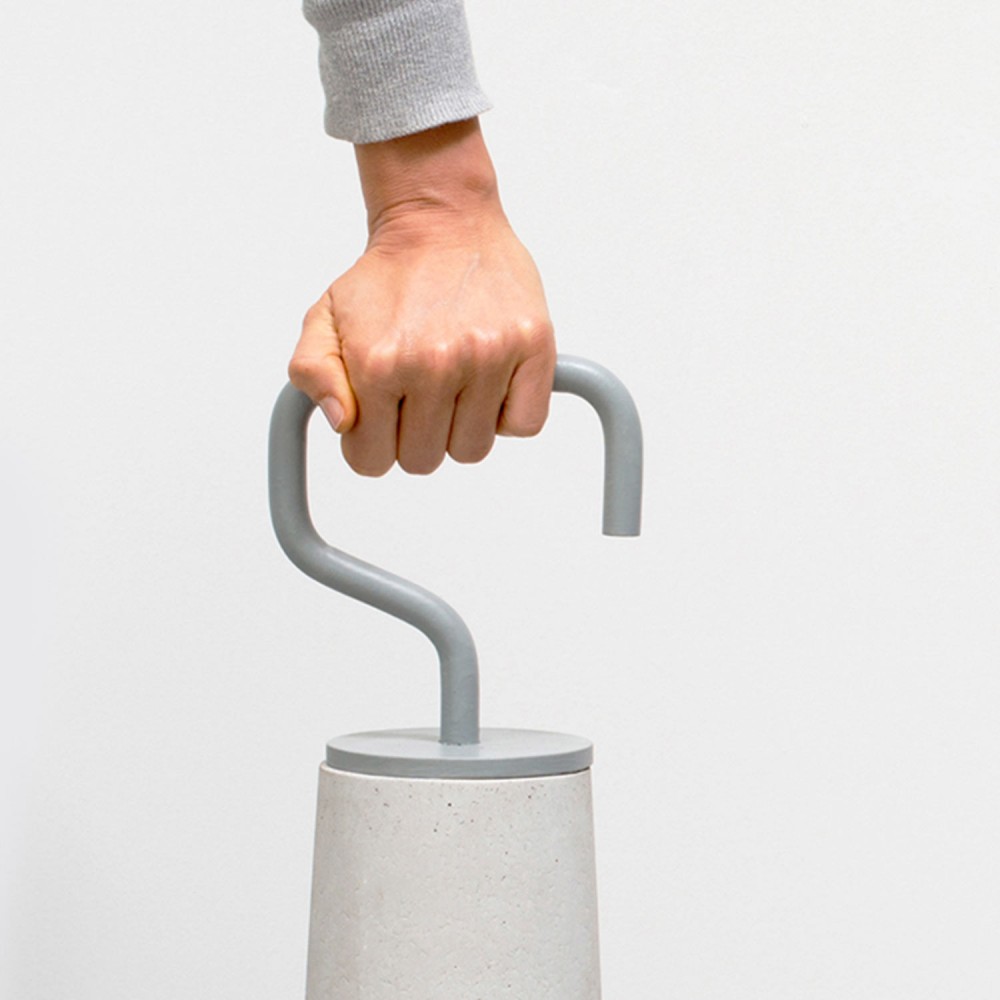 EVSCOGGEVER Life Design Держатель для ершика с ручкой - Street Street Серый - Вид №3