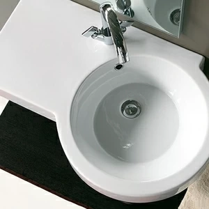 TD75 Подвесная раковина настенная овальная Olympia Ceramica  белая