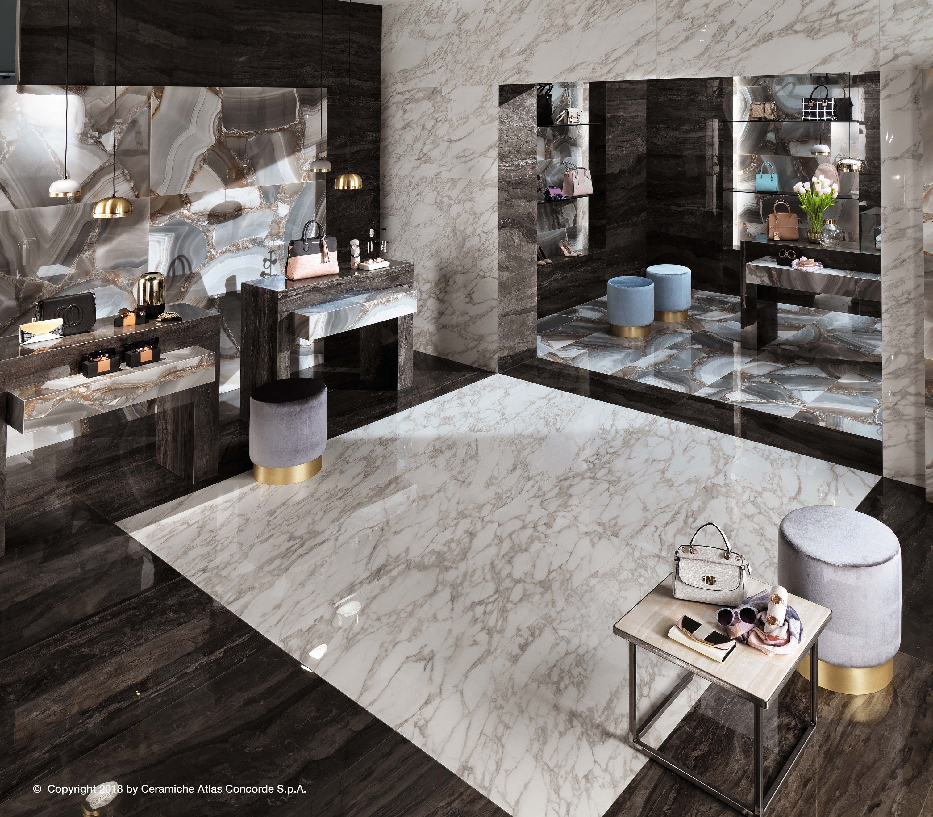 Пол из керамогранита с мраморным эффектом Atlas Concorde Marvel Edge ARCH-00074519 - Вид №16