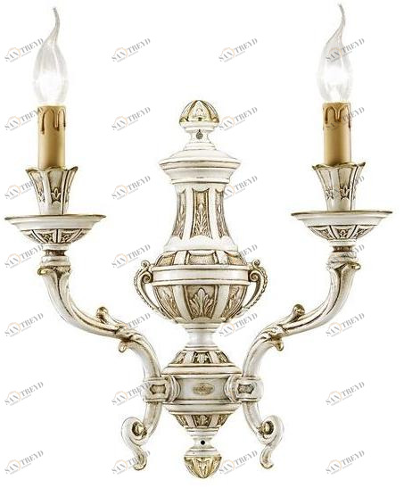 Possoni Illuminazione Антикварная бело-золотая аппликация Windsor 888/a2-091