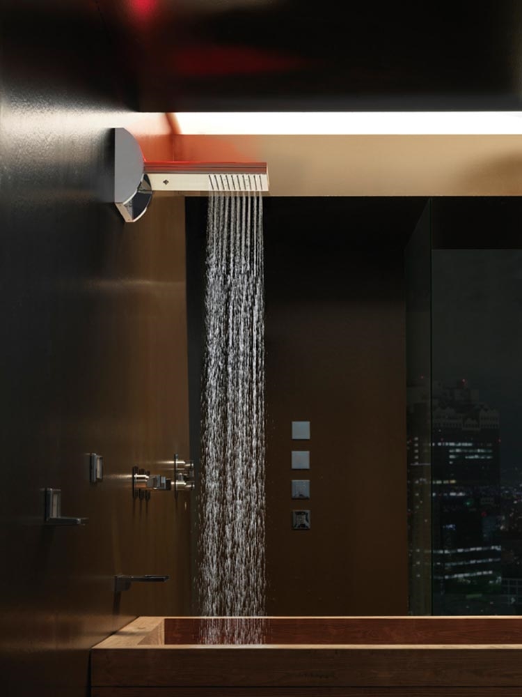 I02555 Потолочный & настенный душ Aquavolo CROMOTHERAPY BOSSINI  - Вид №6