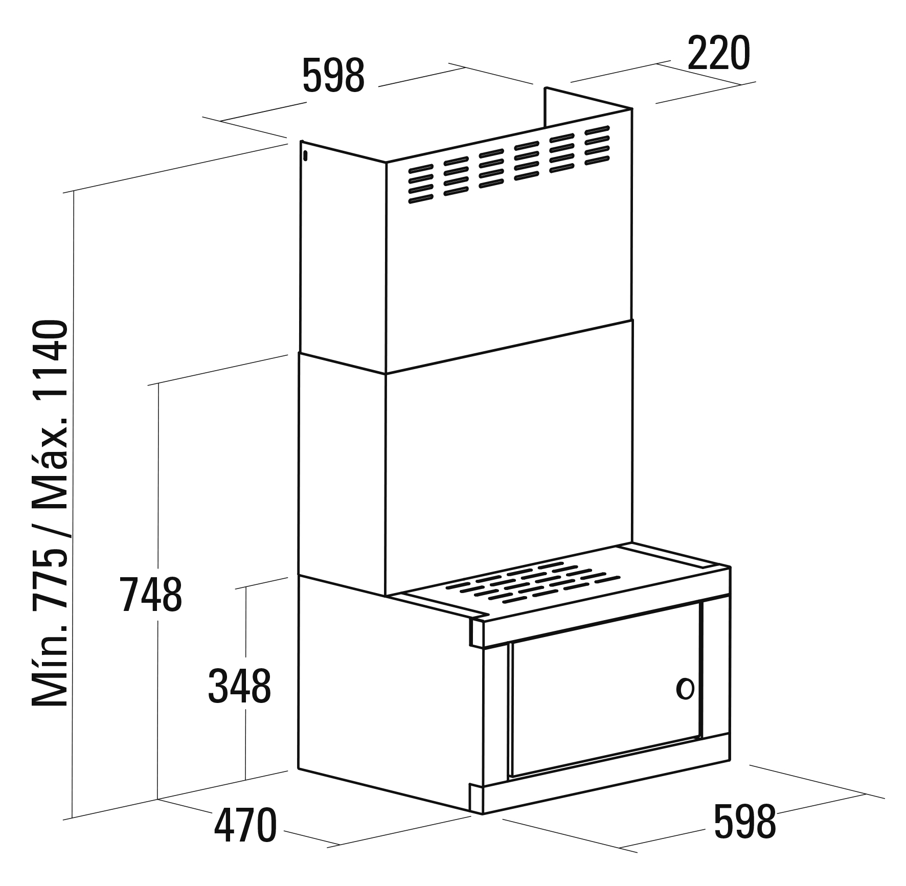 9975294 Вытяжка каминная Cata CHORUS XBK /C серебристый/черный STDN-0085271 - Вид №12
