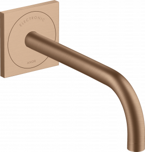 38120310 Электронный смеситель для раковины, скрытого монтажа, настенный, с изливом 225 мм AXOR UNO