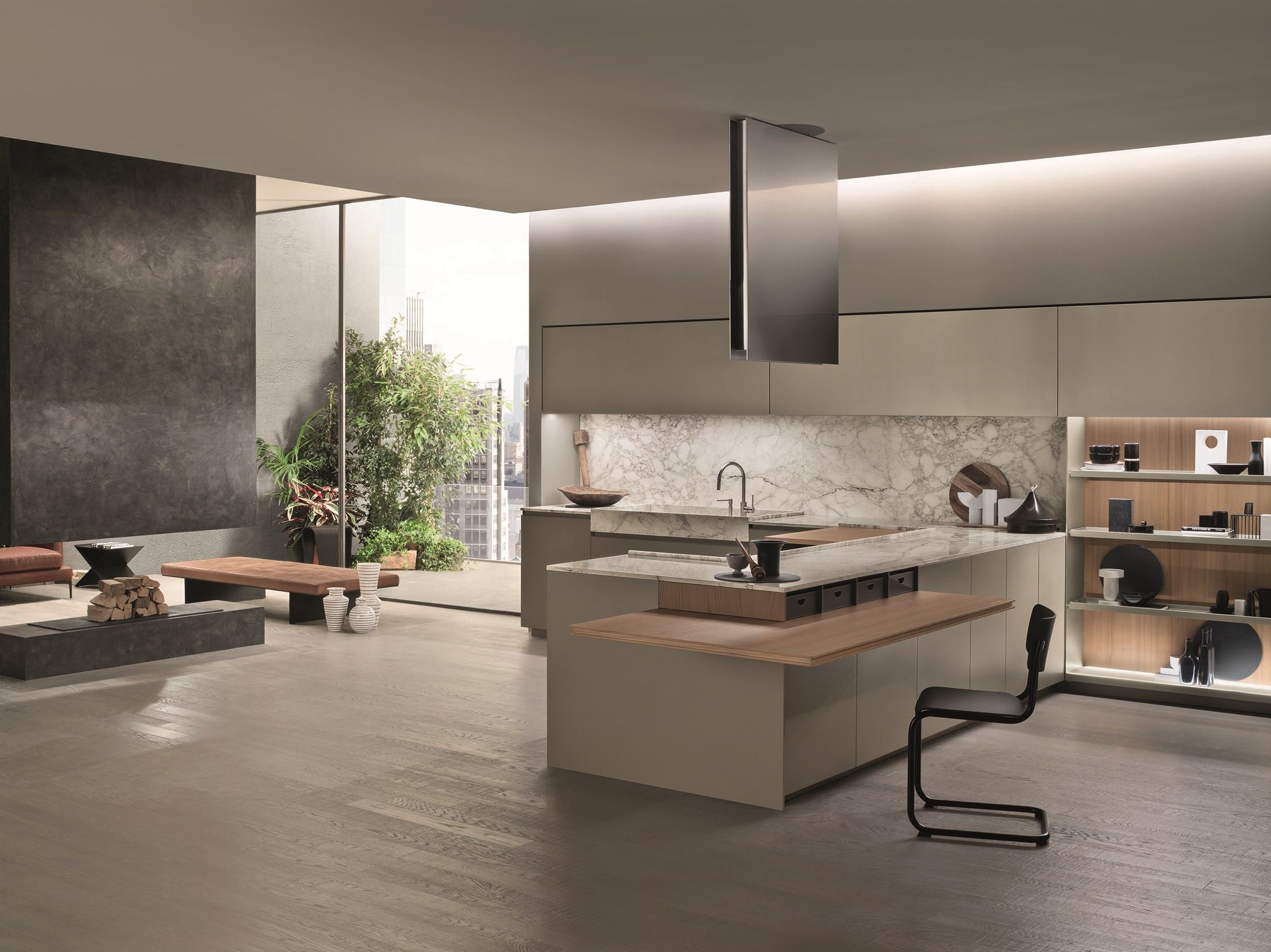 Линейная кухня ERNESTOMEDA ARCH-00000199 - Вид №1