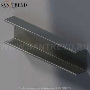 Agape MACH 2 Двойная полка 80 см черная AMC20925E