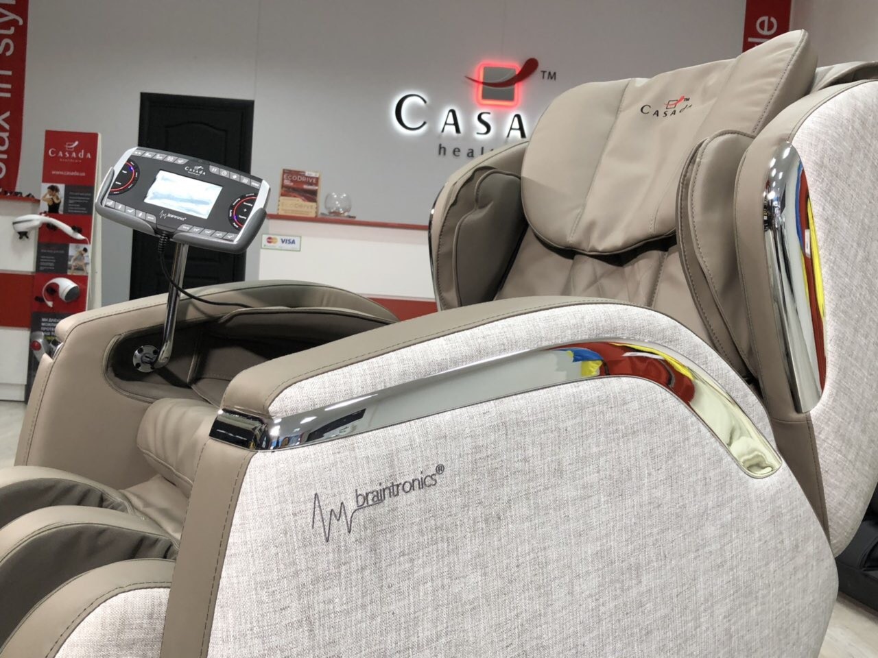 Hilton3 Массажное кресло HILTON 3 CREAM (бежевый) CASADA 