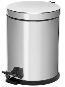 Вёдра с педалью и крышкой Andromeda 5L Chrome NAVAKO