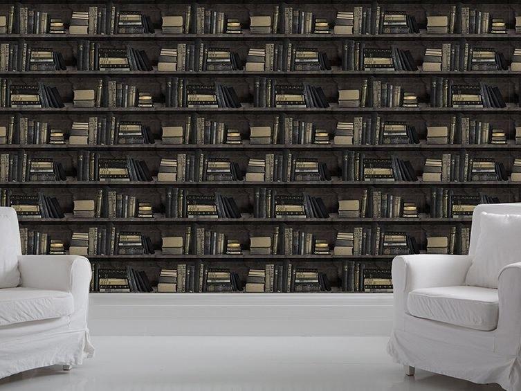 Mineheart Виниловые обои Bookshelf Wal/001 - Вид №5