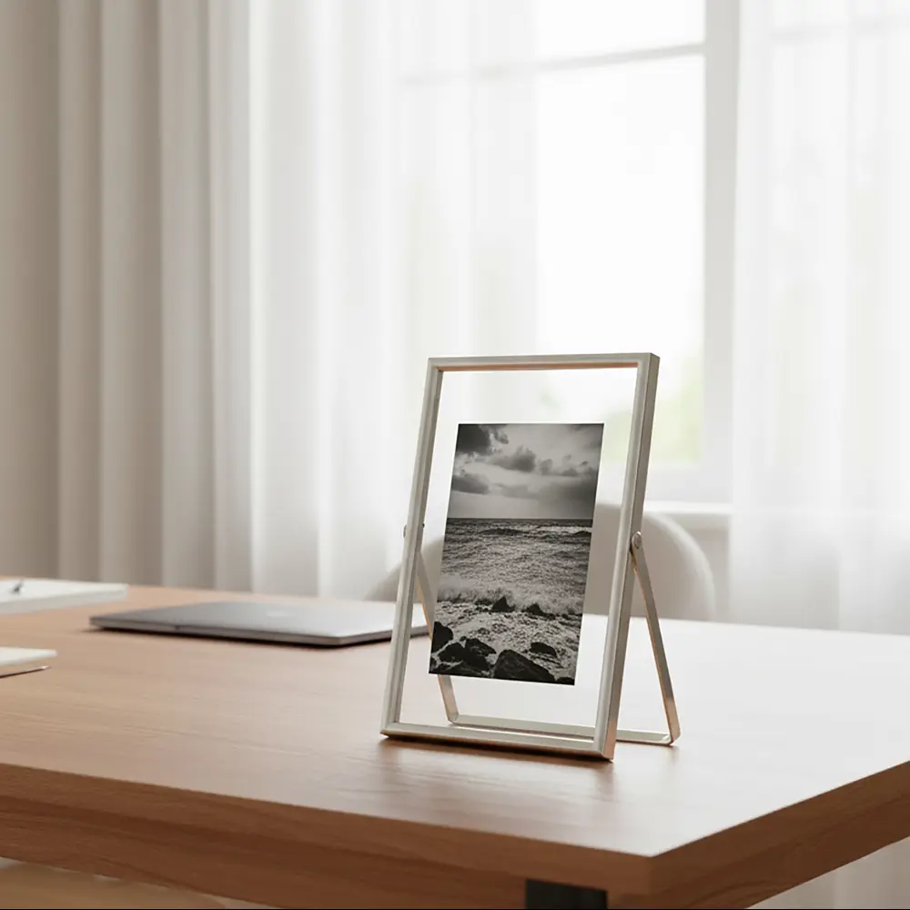 Рамка без паспарту Мирам 10x15 см цвет серебряный STLM-2102083 - Вид №2