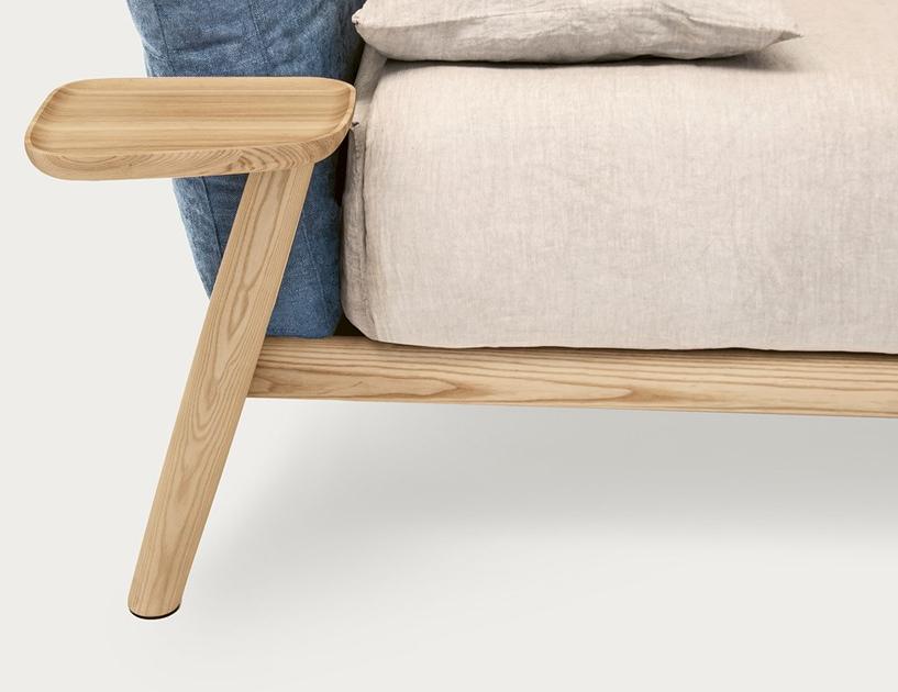 PIANCA Кровать из массива дерева со встроенными прикроватными тумбочками sun-id-1476504 - Вид №3