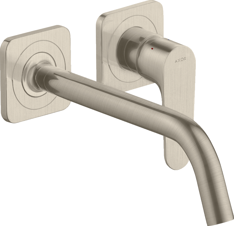 34116820 Смеситель для раковины, однорычажный, скрытого монтажа, настенный, с изливом 227 мм и розетками AXOR CITTERIO M