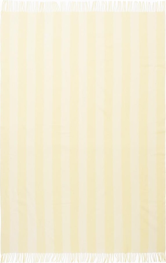 5000534 Одеяло Throw Blanket Candy Stripe Pale Yellow Normann Copenhagen 