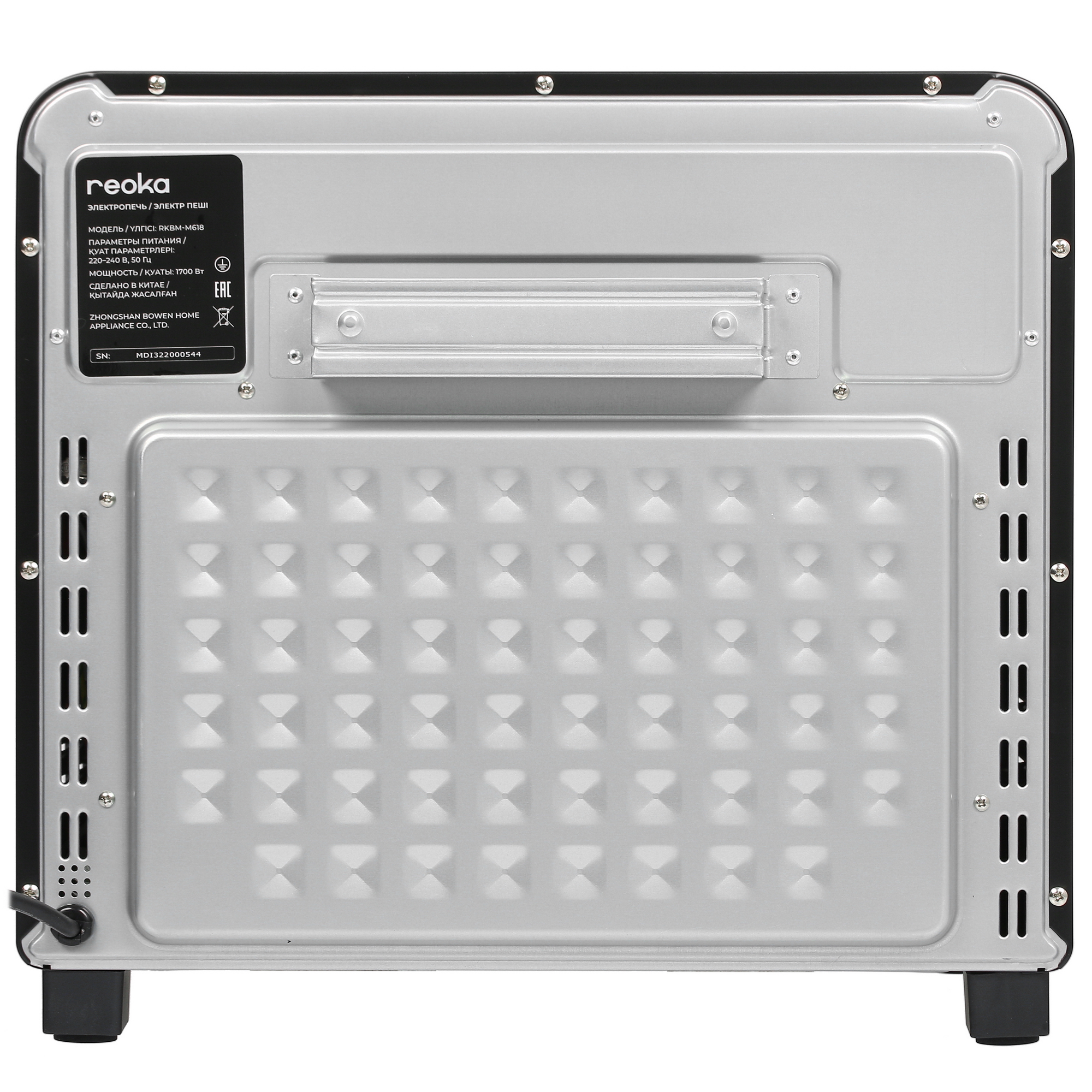 5416730 Мини-печь Reoka RKBM-M618 черный STDN-0130962 - Вид №6