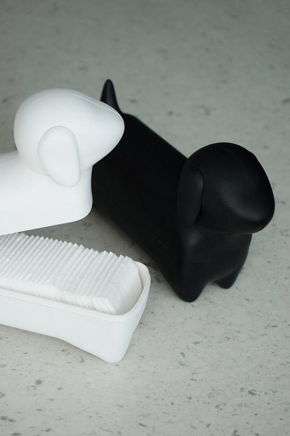 QL10291-BK Коробка для мелочей dacholder, черная Qualy  - Вид №12