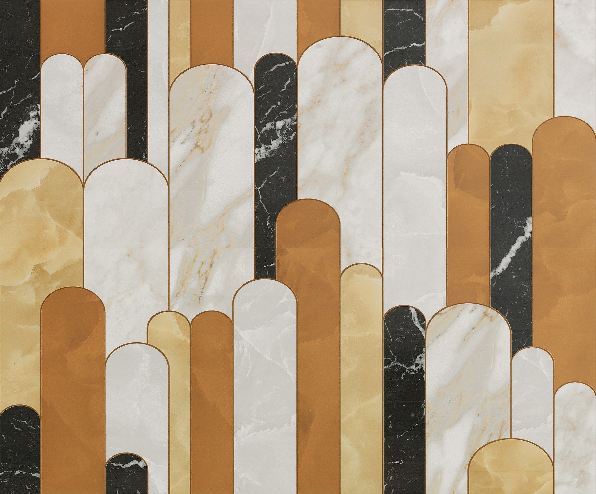 Белая паста керамическая мозаика FAP ceramiche Roma Gold ARCH-00087114 - Вид №42