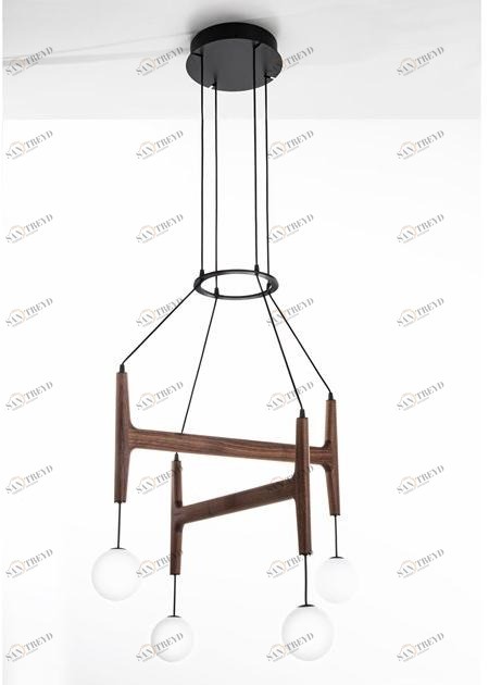 Porada Подвесной светильник из ореха каналетта Twenty sun-id-1423500