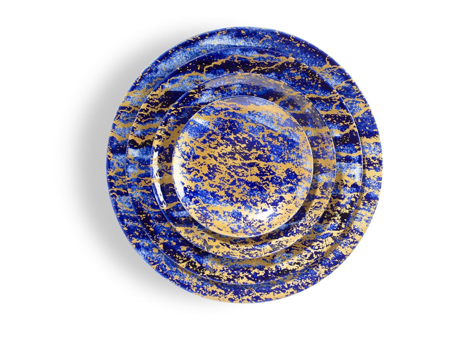 Фарфоровая сервировочная тарелка Non Sans Raison Magma Cobalt ARCH-00009744 - Вид №7