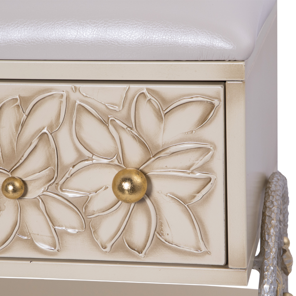 14079 Банкетка Терра Айвори Мраморное золото BOGACHO 4627196590526 - Вид №2