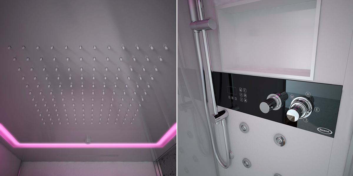 Душевая кабина Frame 120 TOP 9448-25719 Jacuzzi 944825719 - Вид №2