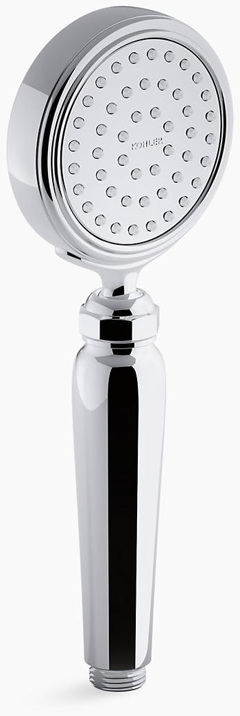 KOHLER Однофункциональный ручной душ Artifacts 2,0 галлона в минуту с технологией впуска воздуха Katalyst K-72776-CP  - Вид №1