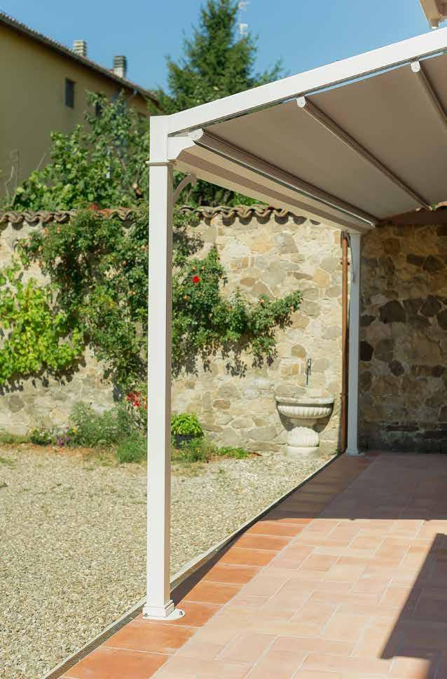 L'Officina by Adami Пристроенная пергола со стеклом и каналом для сбора воды sun-id-1377483 - Вид №8