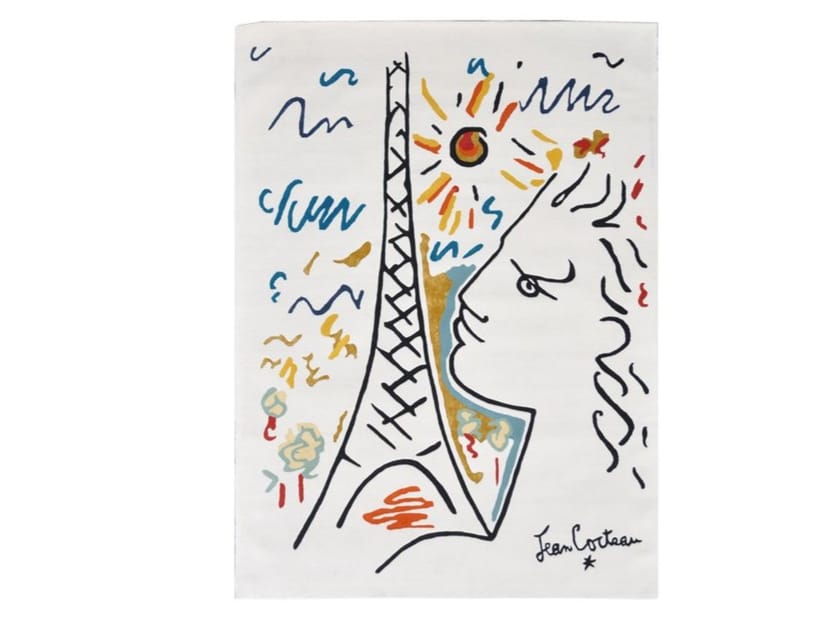 Шерстяной ковер с рисунком ROCHE BOBOIS Жан Кокто ARCH-00033858