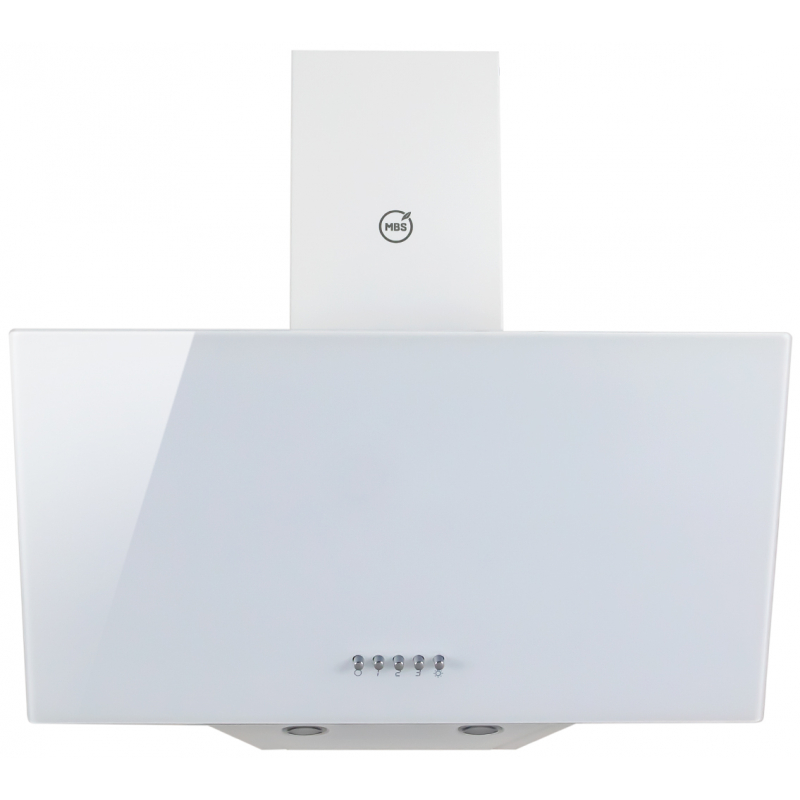 8167872 Вытяжка наклонная MBS ALPINIA 160 GLASS белый/белый STDN-0133649 - Вид №1
