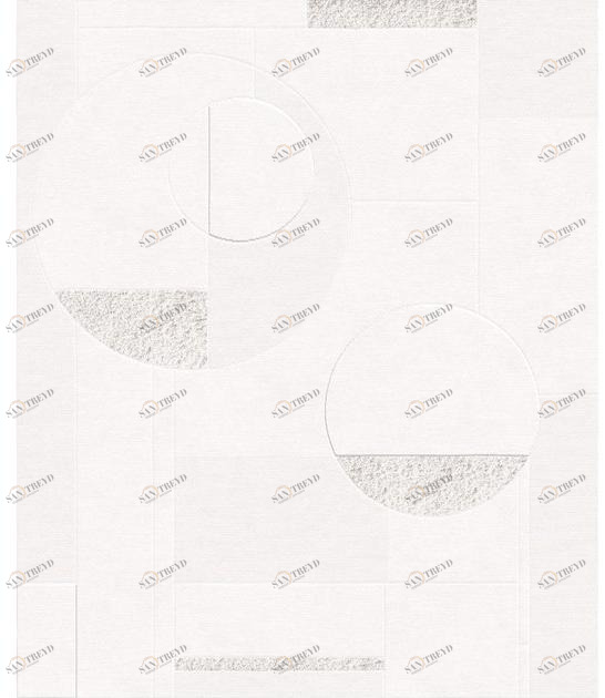 Tapis Rouge Прямоугольный коврик ручной работы из шерсти и шелка Abstraction Tr1751