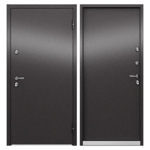 Дверь входная металлическая Термо С Металл 950x2050 мм правая. цвет коричневый