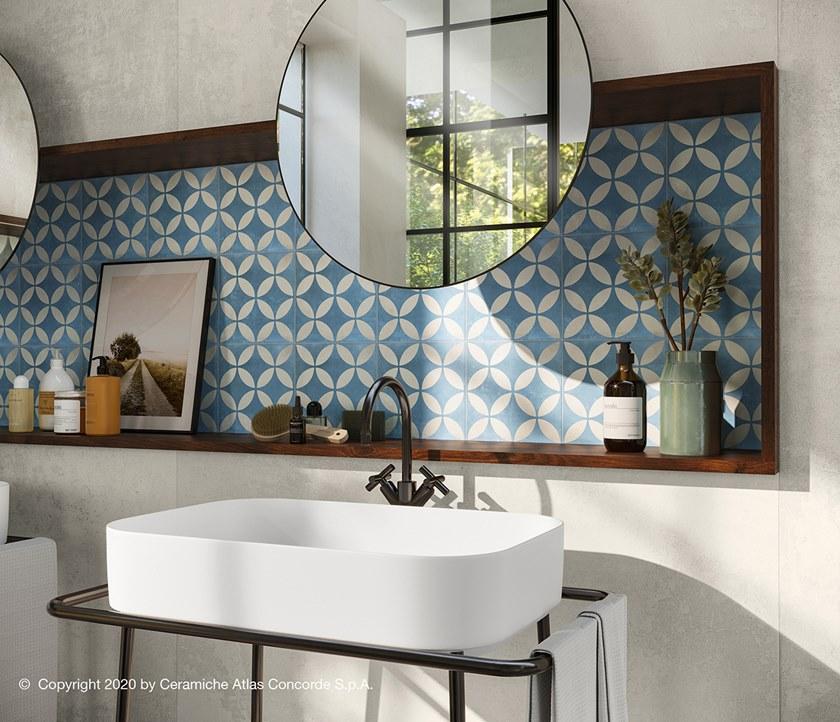 Atlas Concorde Настенная / напольная плитка из керамогранита с эффектом энкаустики Venti boost sun-id-1400680 - Вид №25