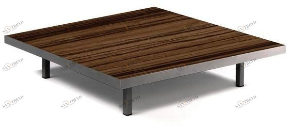 Quinze & Milan Низкий квадратный деревянный журнальный столик M2 sun-id-1469020