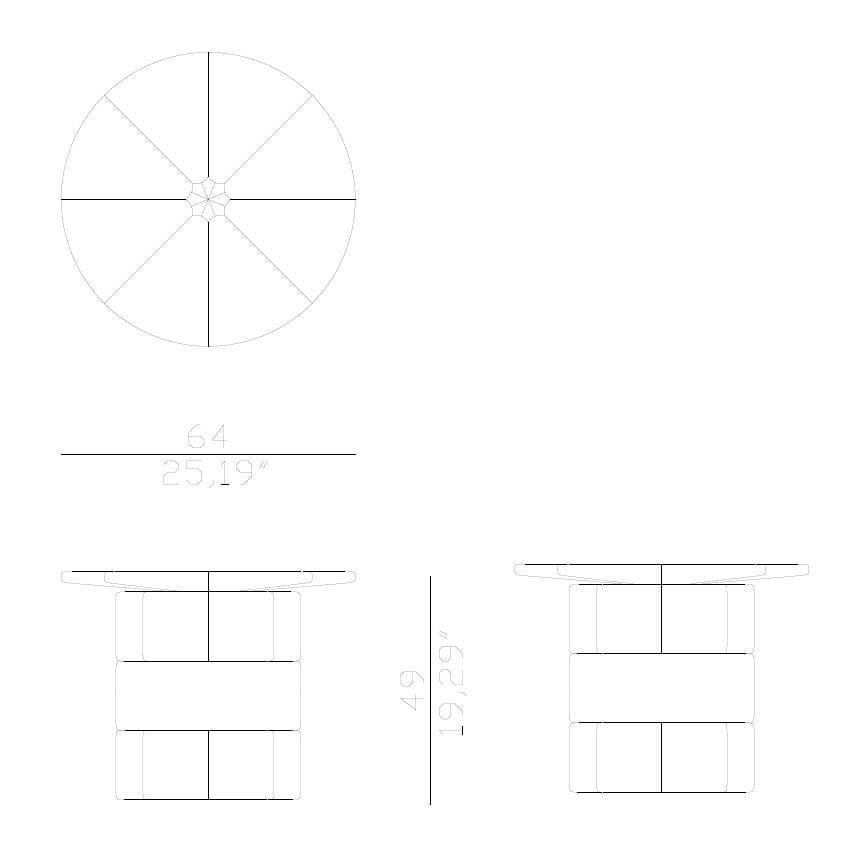 Мраморный журнальный столик Enne LUNA ARCH-00039682 - Вид №10