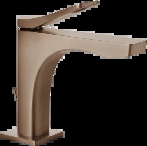 Смеситель для умывальника 59001 708 Gessi Rilievo МЕДНЫЙ МАТОВЫЙ PVD